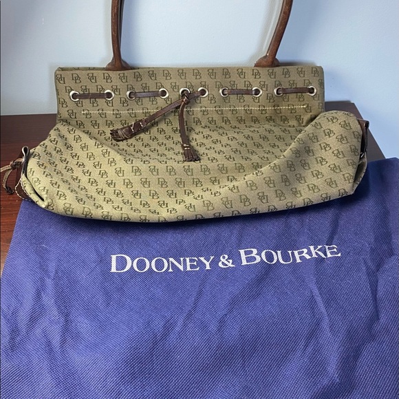 Signature Dooney and Bourke Canvas Tote - Picture 2 of 15